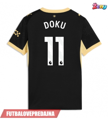 Lacne Ženy Futbalové dres Manchester City Jeremy Doku #11 2026-27 Krátky Rukáv - Preč